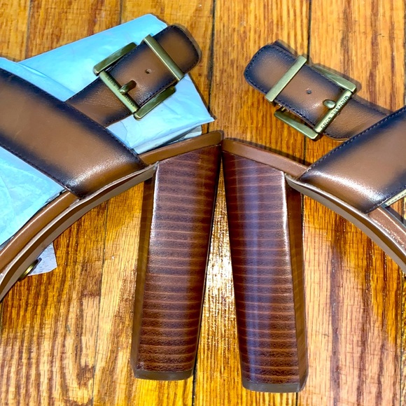 Michael Korks 8 1/2 brown platform sandal - Picture 4 of 4